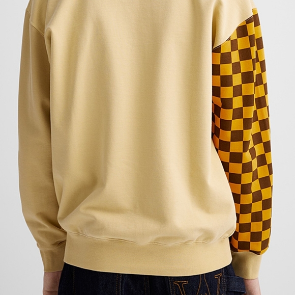 JW ANDERSON Checkered Sleeve Swaetshirt - Picture 2 of 8